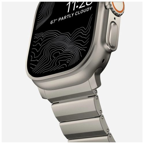 TECH-PROTECT STEELBAND Apple Watch 8/9/10/11/SE/ULTRA készülékhez (44/45/46/49 MM) TITANIUM
