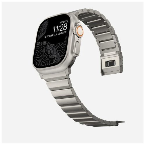 TECH-PROTECT STEELBAND Apple Watch 8/9/10/11/SE/ULTRA készülékhez (44/45/46/49 MM) TITANIUM