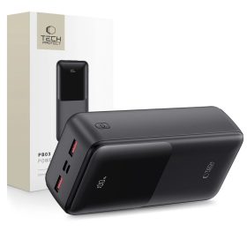 TECH-PROTECT PB03 powerbank 30000MAH 22.5W fekete