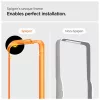 Edzett üveg kijelzővédő Spigen ALM Glass FC 2-PACK iPhone 15 készülékhez fekete