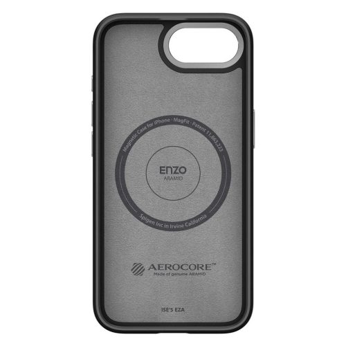 SPIGEN ENZO ARAMID MAG MAGSAFE iPhone 16e/17e tok készülékhez matt fekete