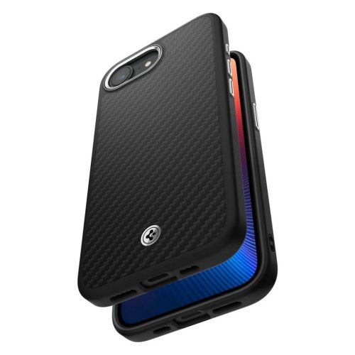 SPIGEN ENZO ARAMID MAG MAGSAFE iPhone 16e/17e tok készülékhez matt fekete