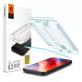   Spigen Glas.TR "EZ FIT" iPhone 15/16 készülékhez edzett üveg kijelzővédő, átlátszó