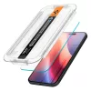 Spigen Glas.TR "EZ FIT" iPhone 15/16 készülékhez edzett üveg kijelzővédő, átlátszó