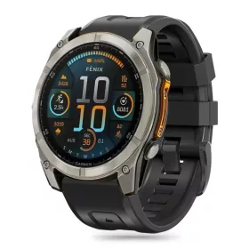   TECH-PROTECT SILICONE tok GARMIN FENIX 5X / 5X PLUS / 6X / 6X PRO / 7X / 8 / 8 PRO (51 MM) órahoz fekete