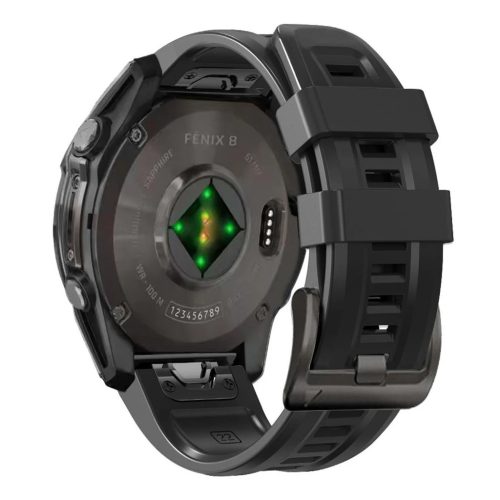 TECH-PROTECT SILICONE Garmin Fenix 5 / 6 / 6 PRO / 7 / 8 / 8 PRO (47 MM) készülékhez tok fekete