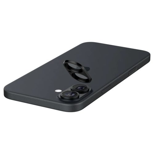 Spigen Optik Glas.tr Kameravédő 2-Pack iPhone 16 / 16 Plus készülékhez fekete