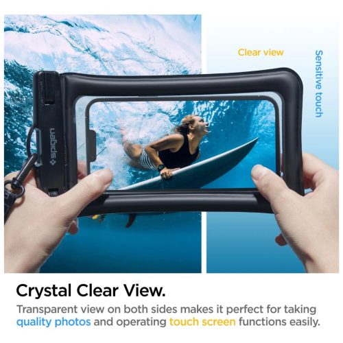 SPIGEN A610 univerzális vízálló úszó tok 2-PACK fekete