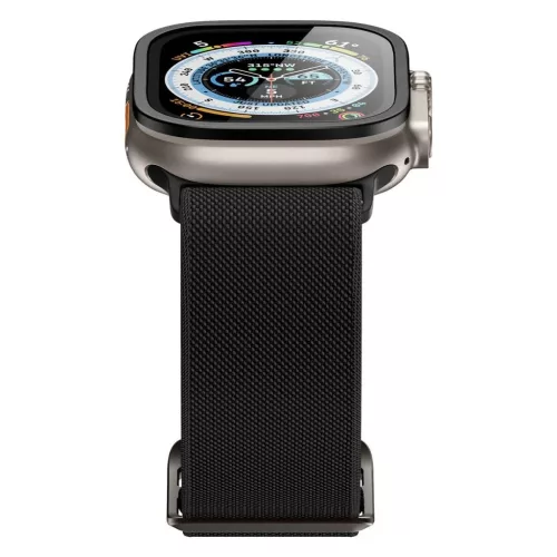 Spigen Glas.tr Slim Pro edzett üvegfólia Apple Watch Ultra 1/2 (49 MM) készülékhez fekete