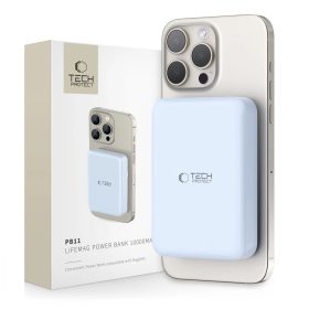   TECH-PROTECT PB11 LIFEMAG MAGSAFE hordozható töltőbank 10000MAH kék