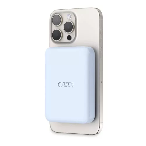 TECH-PROTECT PB11 LIFEMAG MAGSAFE hordozható töltőbank 10000MAH kék