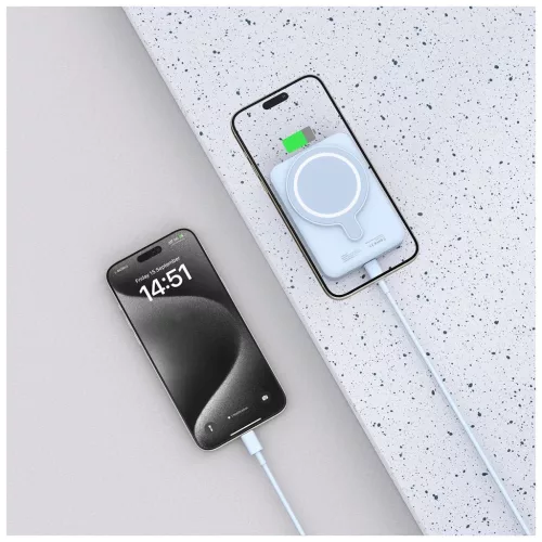 TECH-PROTECT PB11 LIFEMAG MAGSAFE hordozható töltőbank 10000MAH kék