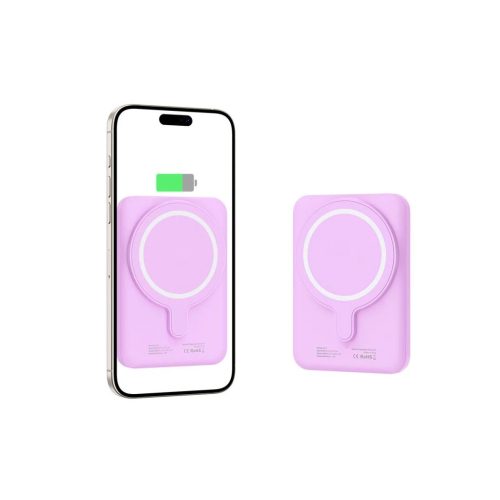 TECH-PROTECT PB10 LIFEMAG MagSafe töltőbank 5000mAh lila
