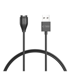   TECH-PROTECT MC04 ULTRABOOST töltő USB kábel 100CM GARMIN WATCH készülékhez fekete