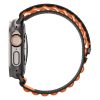 SPIGEN WBF1 szíj Apple Watch 8 / 9 / 10 / 11 / SE / ULTRA készülékhez (44 / 45 / 46 / 49 MM) fekete/narancs