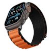 SPIGEN WBF1 szíj Apple Watch 8 / 9 / 10 / 11 / SE / ULTRA készülékhez (44 / 45 / 46 / 49 MM) fekete/narancs