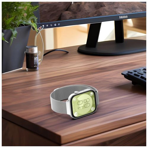 TECH-PROTECT MILANESEBAND óraszíj Huawei Watch Fit 3 / 4 / 4 PRO készülékhez rózsaarany