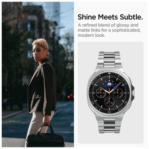 SPIGEN Modern Fit Band Galaxy Watch 8 / Classic készülékhez (40/44/46 MM) ezüst