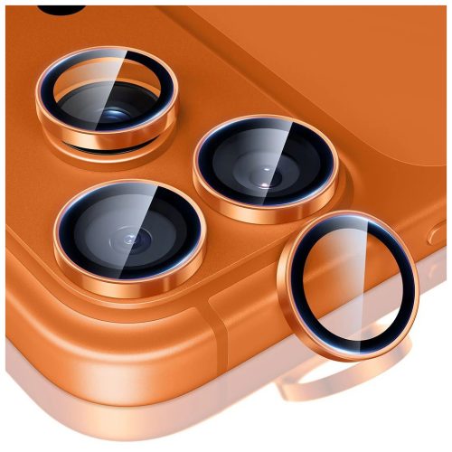 ESR ARMORITE kameravédő iPhone 14 Pro / Max / 15 Pro / Max / 16 Pro / Max / 17 Pro / Max készülékhez narancssárga