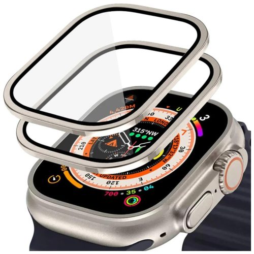 Edzett üveg HOFI GLASS RING 2-PACK Apple Watch Ultra 1 / 2 (49 mm) Titanium készülékhez