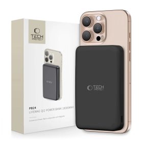   TECH-PROTECT PB24 LIFEMAG QI2 MAGSAFE HORDOZHATÓ TÖLTŐ 10000MAH fekete