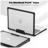 TECH-PROTECT SMARTSHELL PRO védőtok MacBook Pro 14 M1/M2/M3/M4/M5 2021-2025 készülékhez fekete/átlátszó