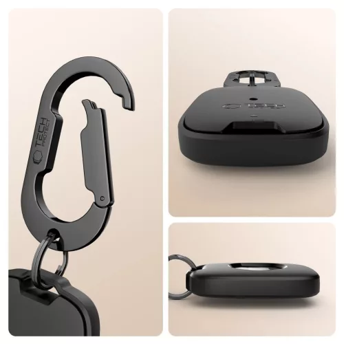 TECH-PROTECT VELAR Apple AirTag készülékhez védőtok 1/2 fekete