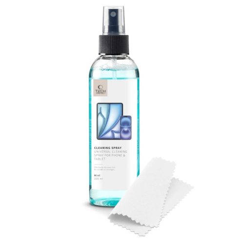 TECH-PROTECT tisztítóspray telefonokhoz és tabletekhez 200ML EKO MINT