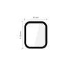 Hibrid üveg TECH-PROTECT GLASS FLEX+ 2-PACK APPLE WATCH 4/5/6/SE 1/2/3 (44MM) készülékhez fekete