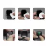 TECH-PROTECT Glass Flex+ hibrid védőüveg 2-PACK Apple Watch 4 / 5 / 6 / SE 1 / 2 / 3 (40MM) készülékhez fekete