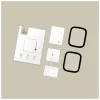 TECH-PROTECT Glass Flex+ hibrid védőüveg 2-PACK Apple Watch 4 / 5 / 6 / SE 1 / 2 / 3 (40MM) készülékhez fekete