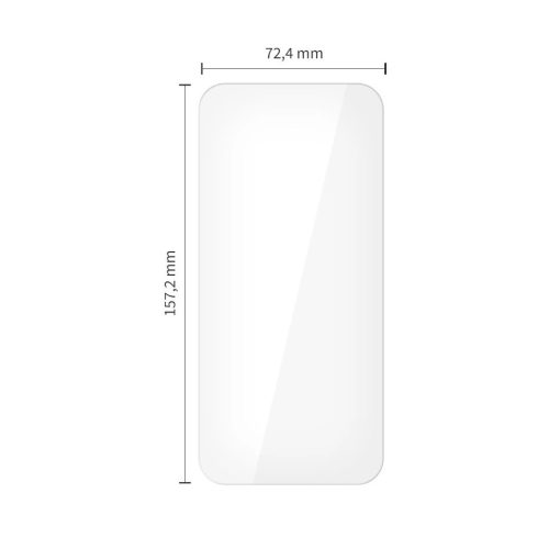 Temperált üveg Tech-Protect Glass Fit+ 2-PACK ONEPLUS 15 készülékhez átlátszó