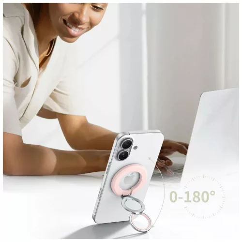 TECH-PROTECT MMR500 MAGNETIC MAGSAFE TELEFONOS GYŰRŰ bébi rózsaszín