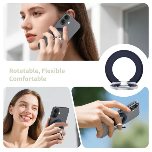 TECH-PROTECT MMR500 MAGNETIC MAGSAFE TELEFONOS GYŰRŰ tengerészkék