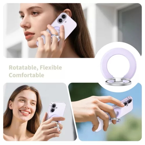 TECH-PROTECT MMR500 Mágneses MagSafe Telefon Gyűrű malva