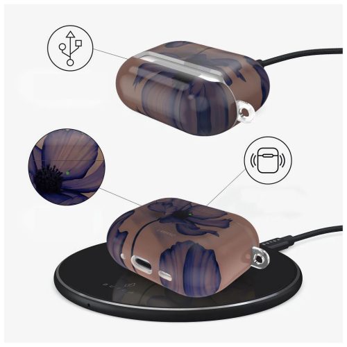 TECH-PROTECT LAMANO Apple AirPods Pro 1/2 készülékhez tok Velvet Night