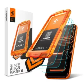   Spigen edzett üvegfólia ALM GLAS.TR SLIM 3-PACK iPhone 17 Pro készülékhez átlátszó