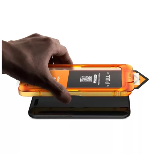 Spigen ALM GLAS.TR SLIM 3-PACK iPhone 17 Pro Max készülékhez edzett üveg kijelzővédő átlátszó
