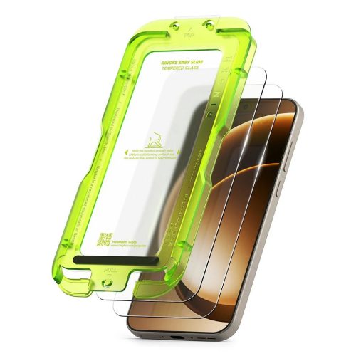 Temperált üveg kijelzővédő RINGKE EASY SLIDE 2-PACK ONEPLUS 15 készülékhez átlátszó