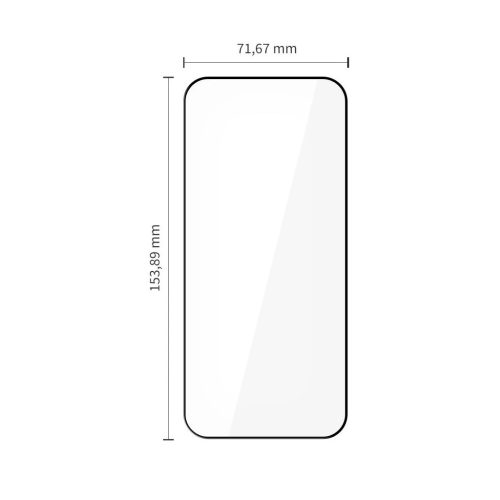 TECH-PROTECT GLASS FIT+ 2-PACK temperált üveg kijelzővédő XIAOMI POCO F8 PRO készülékhez fekete