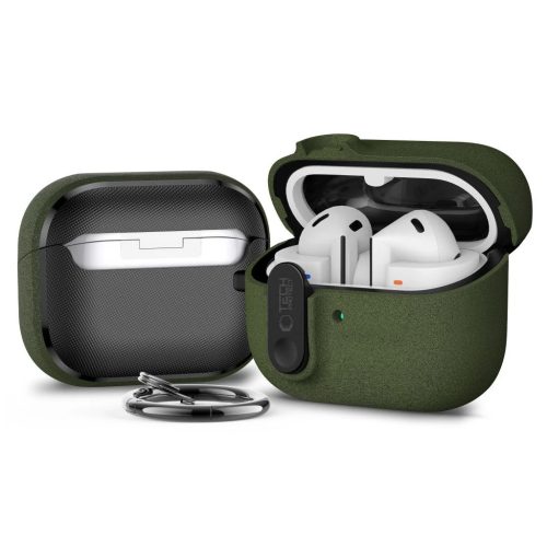 TECH-PROTECT SLIM HOOK Samsung Galaxy Buds 3 / 3 FE / 3 Pro készülékhez olívzöld