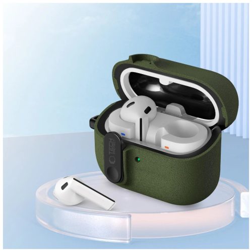 TECH-PROTECT SLIM HOOK Samsung Galaxy Buds 3 / 3 FE / 3 Pro készülékhez olívzöld