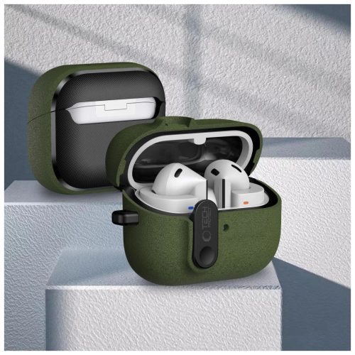 TECH-PROTECT SLIM HOOK Samsung Galaxy Buds 3 / 3 FE / 3 Pro készülékhez olívzöld