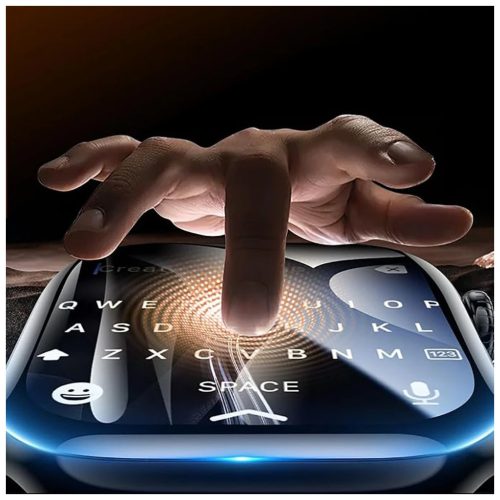 TECH-PROTECT EASY SET FLEX+ hibrid üvegfólia 3 PACK Apple Watch S10 / S11 46mm készülékhez fekete