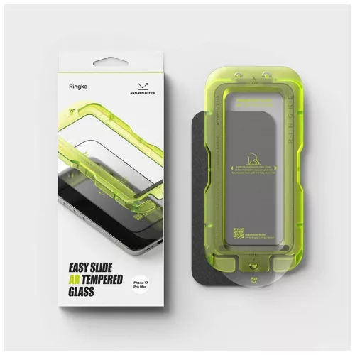 RINGKE EASY SLIDE ANTI REFLECTIVE temperált üveg kijelzővédő iPhone 17 Pro Max készülékhez átlátszó