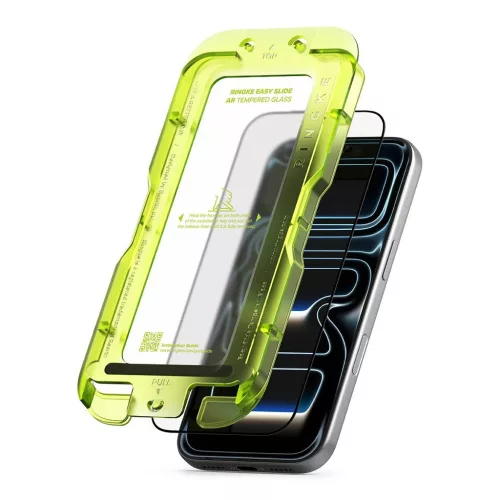 RINGKE EASY SLIDE anti-reflektív edzett üveg iPhone 17 Pro készülékhez átlátszó