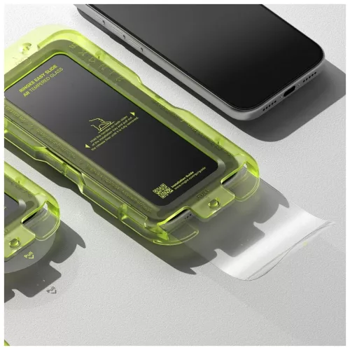 RINGKE EASY SLIDE anti-reflektív edzett üveg iPhone 17 Pro készülékhez átlátszó