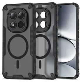  TECH-PROTECT RUGGED SHIELD MagSafe tok Xiaomi Redmi Note 15 Pro 5G készülékhez matt fekete