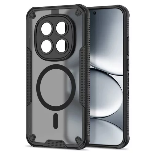 TECH-PROTECT RUGGED SHIELD MagSafe tok Xiaomi Redmi Note 15 Pro 5G készülékhez matt fekete