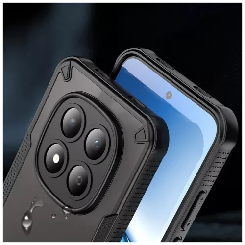 TECH-PROTECT RUGGED SHIELD MagSafe tok Xiaomi Redmi Note 15 Pro 5G készülékhez matt fekete
